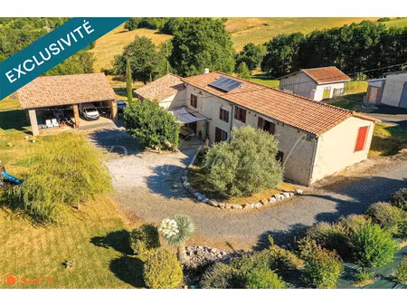 vente maison 6 pièces 182 m² à moulayrès (81300)  380 000 €