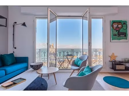 appartement vue ocean  balcon et parking - biarritz plateau de l'atalaye