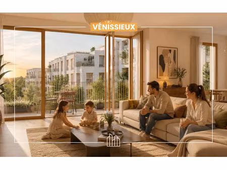 vente appartement neuf 3 pièces 65m2 vénissieux - 345000 € - surface privée