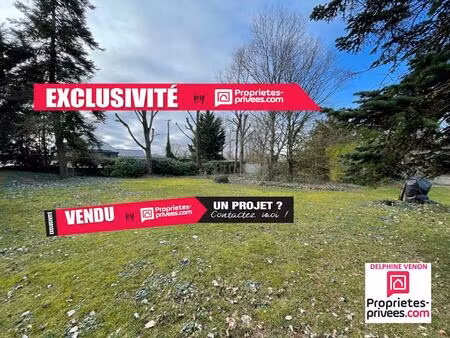 exclusivité - terrain constructible de 720 m² environ à chateauneuf sur loire proche du fu