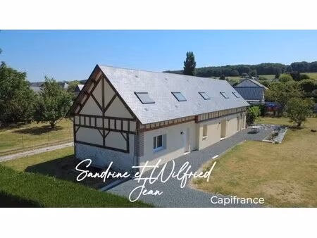 daubeuf pres vatteville (27) - maison entièrement rénovée en 2025 - terrain piscinable...