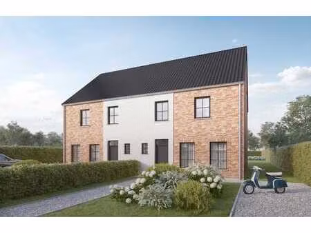 halfopen nieuwbouwwoning met tuin in sint-denijs-westrem