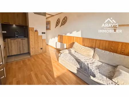 vente appartement 1 pièce 23.37 m² à arâches-la-frasse (74300)  129 200 €