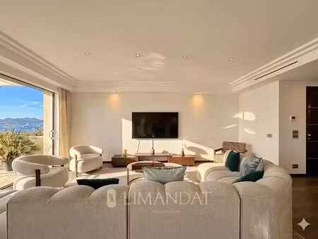 appartement avec vue sur mer cannes - 3 chambres - 150m²