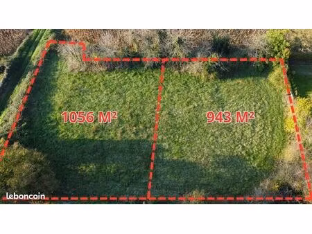 terrain 1056 m² chatellerault
