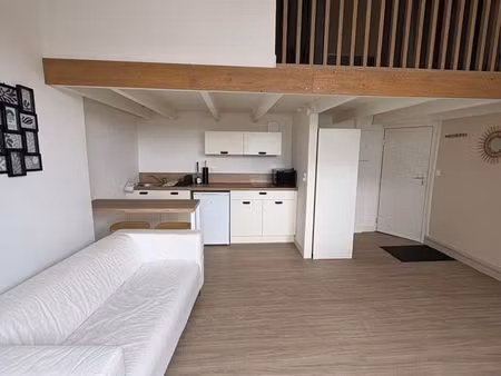 studio duplex rénové – 33 m² – lumineux et meublé