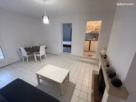 t2 meublé parking et jardinet privés st cyr sur loire