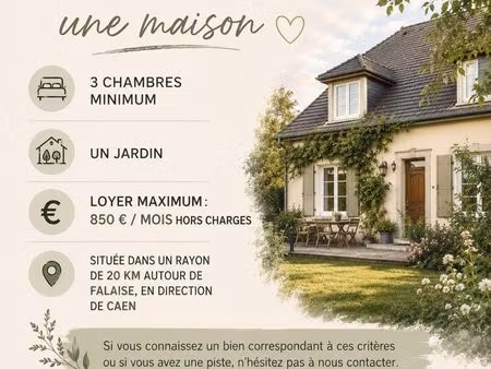 recherche maison falaise