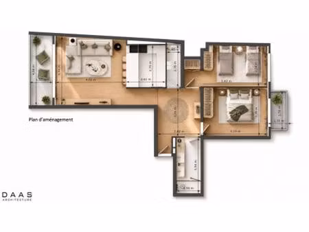 appartement à le port-marly (78560)