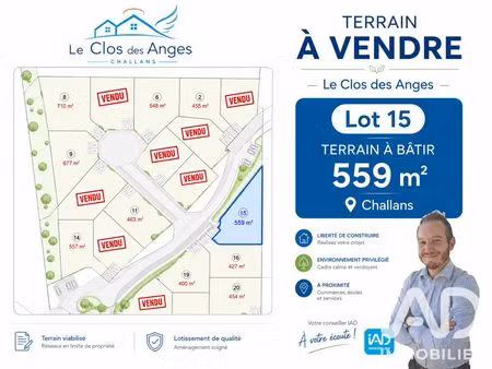 terrain à bâtir à challans (85300)