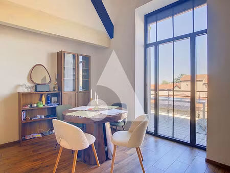 appartement chazelles sur lyon 3 pièce(s) avec balcon
