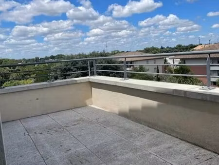 toulouse avenue de fronton t3 duplex terrasse
