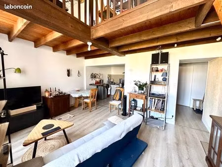 appartement 2 pièces + mezzanine – 60 m² – centre-ville