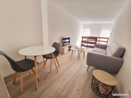 ? meublé 2 pièces  cuisine équipée  lave-linge  lave-vaisselle  induction  smart tv  celli