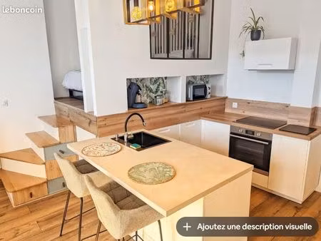 grand studio moderne - location moyenne durée