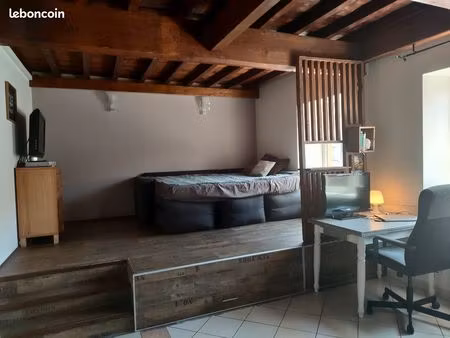 duplex meublé - craponne centre