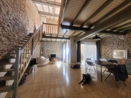 banyuls del aspres - maison de pierres t3 117m2
