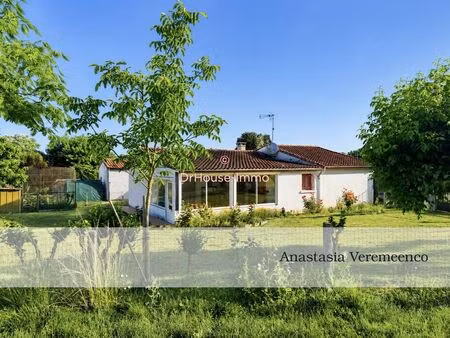 maison de plain-pied avec véranda  garage et jardin - monségur