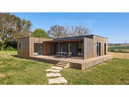 terrain avec maison neuve à vendre