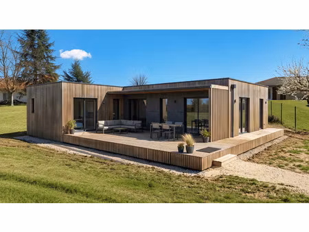 terrain avec maison neuve à vendre