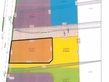 vente terrain 639 m² à groffliers (62600)  89 000 €