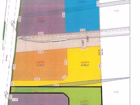 vente terrain 657 m² à groffliers (62600)  89 000 €