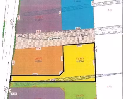 vente terrain 672 m² à groffliers (62600)  89 000 €