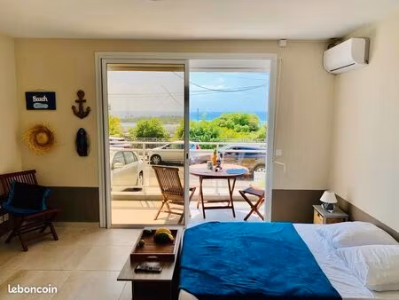 studio vue sur l'îlet du gosier