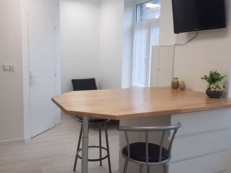studio meublé 18m2 refait à neuf (1a)