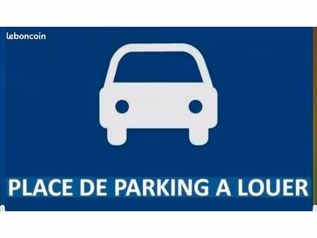 place de parking en sous sol