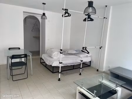 grand studio meuble a pau - quartier des halles