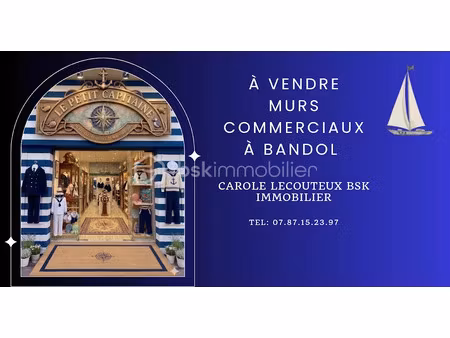 vente locaux professionnels 2 pièces 31 m² à bandol (83150)  216 000 €