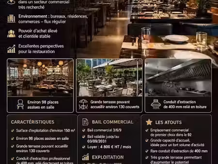 vente locaux professionnels 0 pièces 150 m² à issy-les-moulineaux (92130)  720 000 €