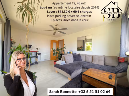 t2 de 48 m2 vendu loué investissement locatif serein et cl
