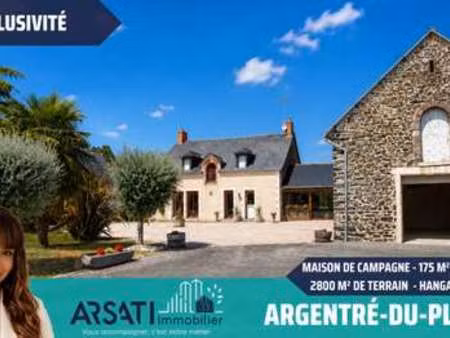vente maison à argentré-du-plessis (35370) : à vendre / 175m² argentré-du-plessis