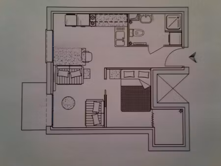 location meublée appartement 2 pièces 1 m² à clermont-ferrand (63000)  495 €