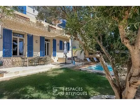 appartement en rez de jardin avec piscine