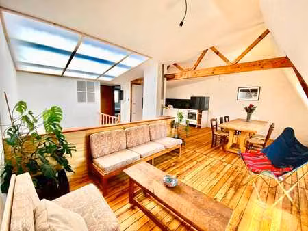 appartement 2 ch. avec jardin  garage et salle polyvalente