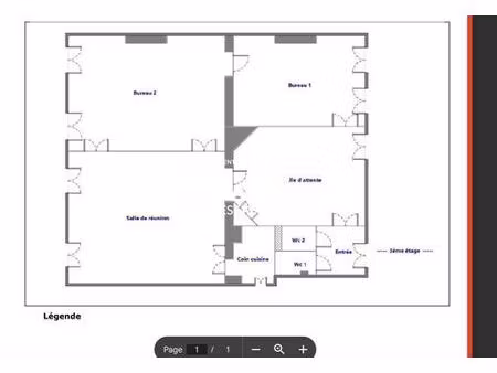 bureau de prestige de 94 m2 en location - provence-opéra – grands boulevards  france