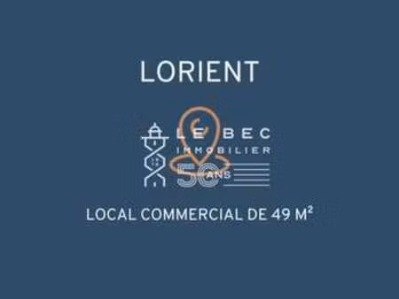 vente bureaux et commerces à lorient centre ville (56100) : à vendre / 49m² lorient centre