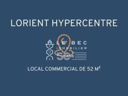 vente bureaux et commerces à lorient centre ville (56100) : à vendre / 52m² lorient centre