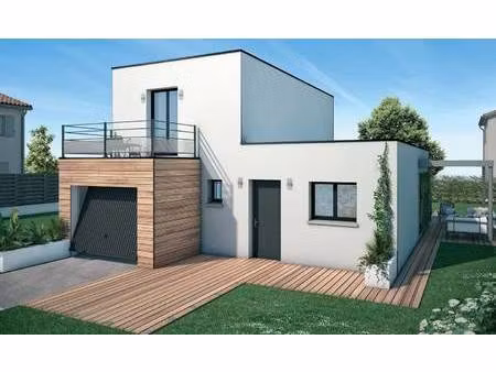 terrain avec maison neuve à vendre