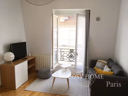 location meublée appartement 2 pièces 26 m² à levallois-perret (92300)  1 080 €