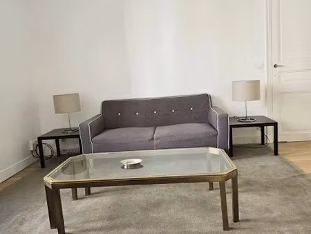 location meublée appartement 2 pièces 35 m² à paris 16ème (75016)  1 400 €