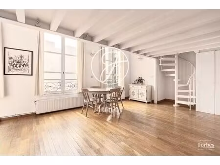 paris 4e – quincampoix – appartement - 2 pièces - 34 49m² carrez - 49 94m² au sol.