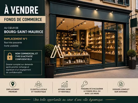 murs commerciaux à vendre – bourg-saint-maurice