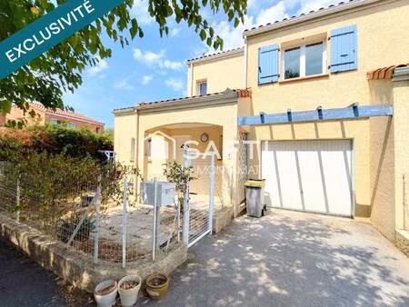 charmante villa 3 faces  t4  garage  terrain 403m²