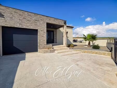 illeneuve minervois - maison pp 3 chambres jardin garage