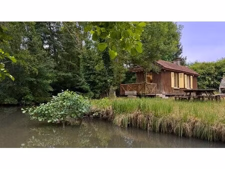 terrain avec chalet et etangs 5100 m2