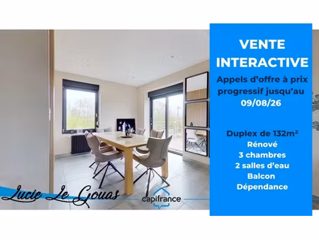 vente appartement 6 pièces 132 m² à florange (57190)  163 000 €